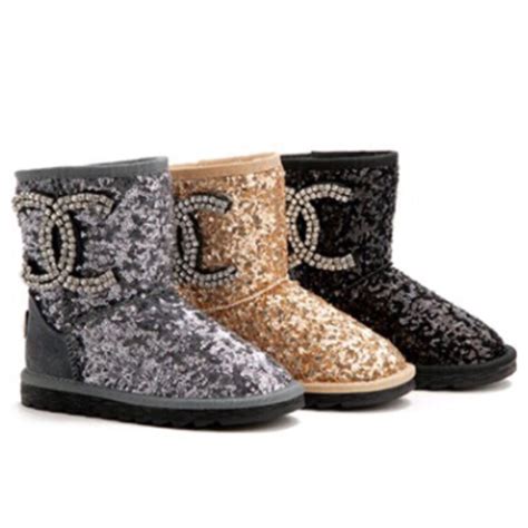 chanel quilted boots replica|chanel ugg like boots.